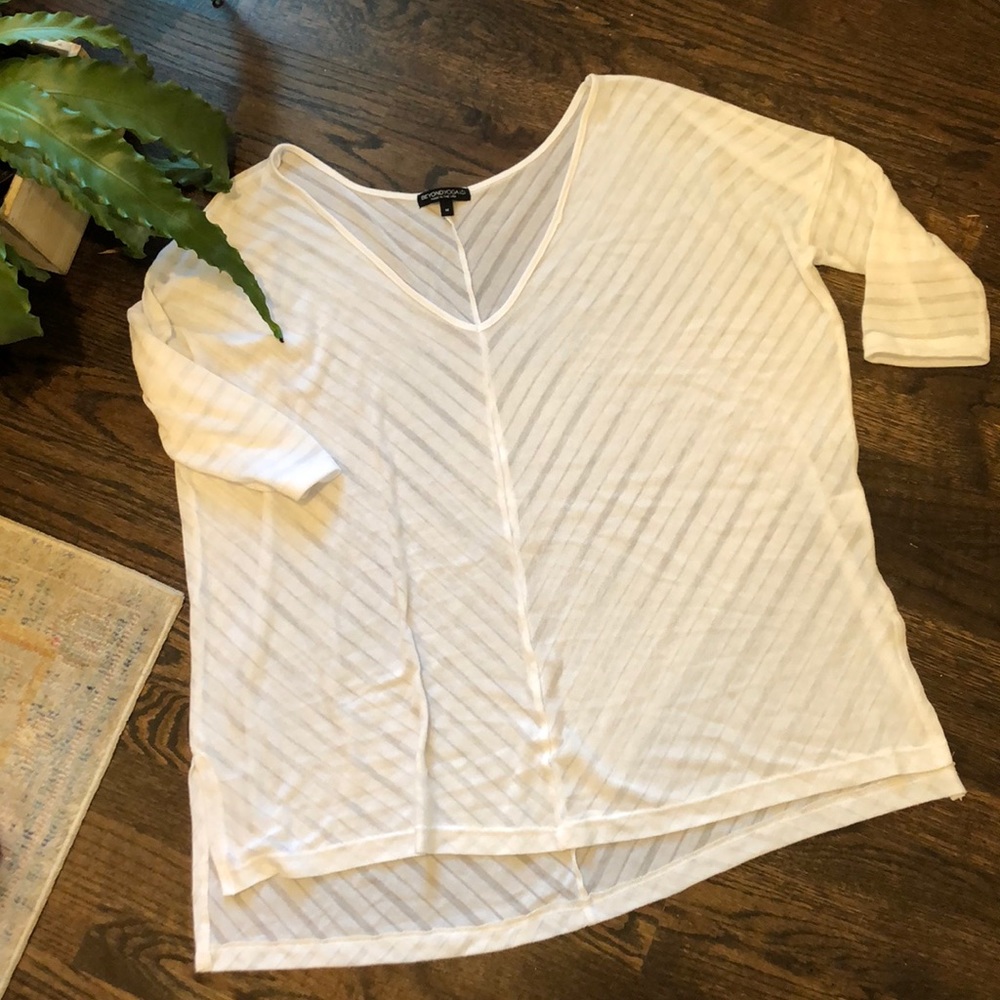 Beyond Yoga sheer top